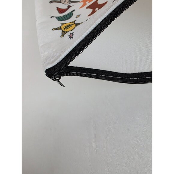 New Howdy Howdy Western Themed Zippered Canvas Pouch Bag Makeup Toiletries - Picture 5 of 6